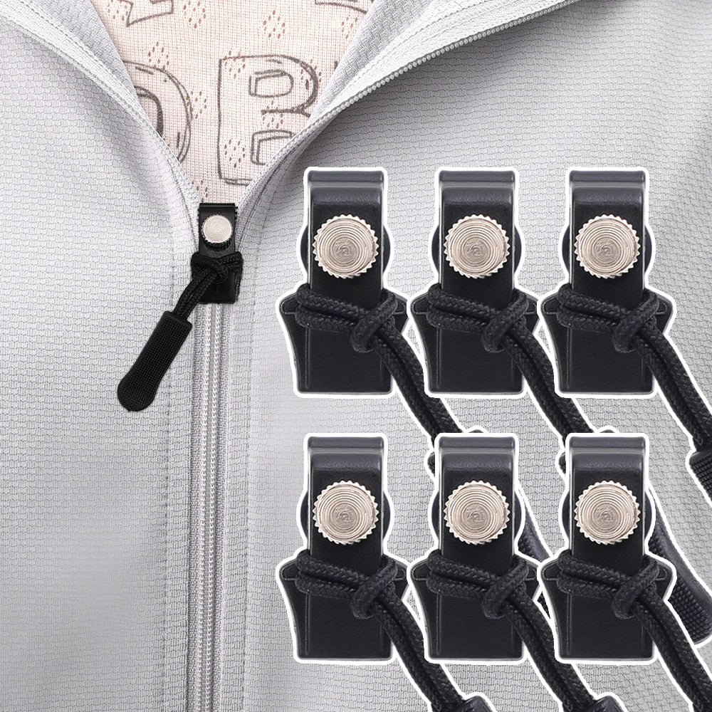12Pcs/Set Metal Zipper Slider Puller Detachable Instant Repair Kit