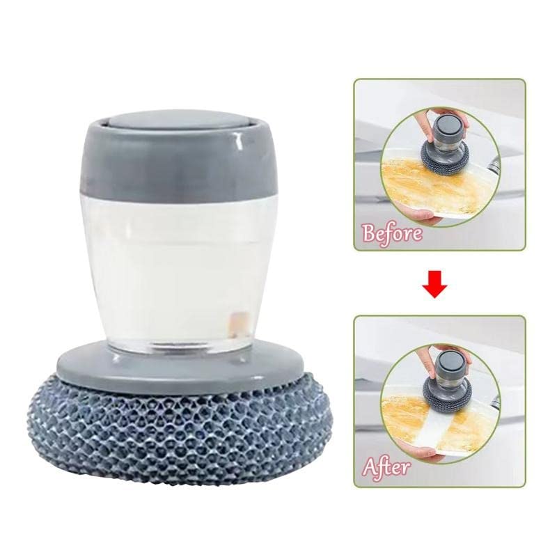 Scrubber with Soap Dispenser