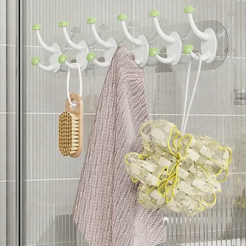 Multifunctional No-Drill Six-Link Clothes Hook