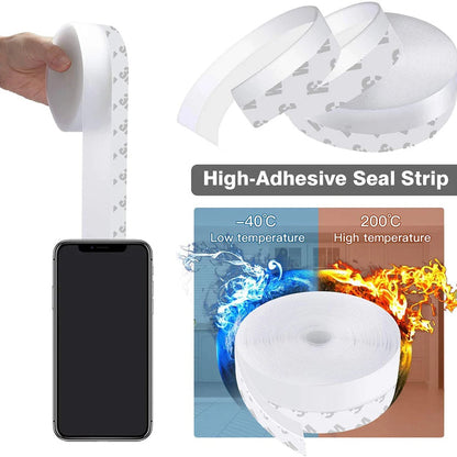 Door Sealing Strips for Seal Sound Proof, Insect, Dust for Bathroom Door Window